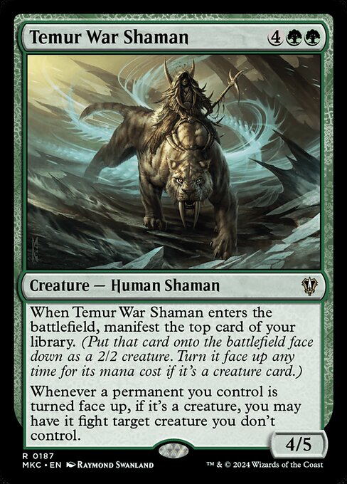 Temur War Shaman (Murders at Karlov Manor Commander)