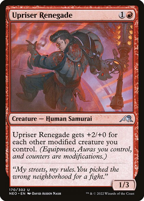 Upriser Renegade (Kamigawa: Neon Dynasty)