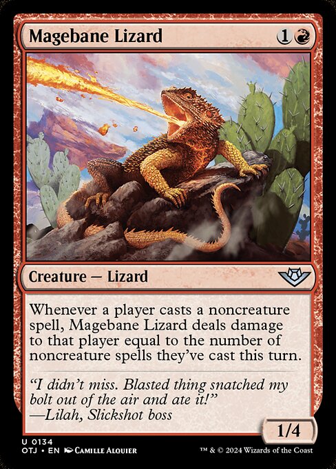 Magebane Lizard (Outlaws of Thunder Junction)