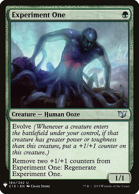 Experiment One (The List)