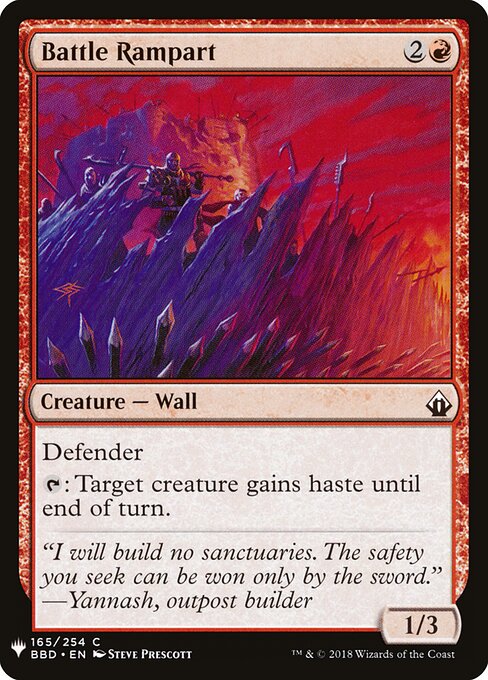Battle Rampart (The List)
