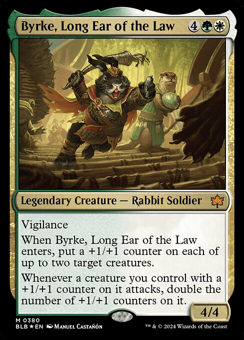 Byrke, Long Ear of the Law (Bloomburrow)