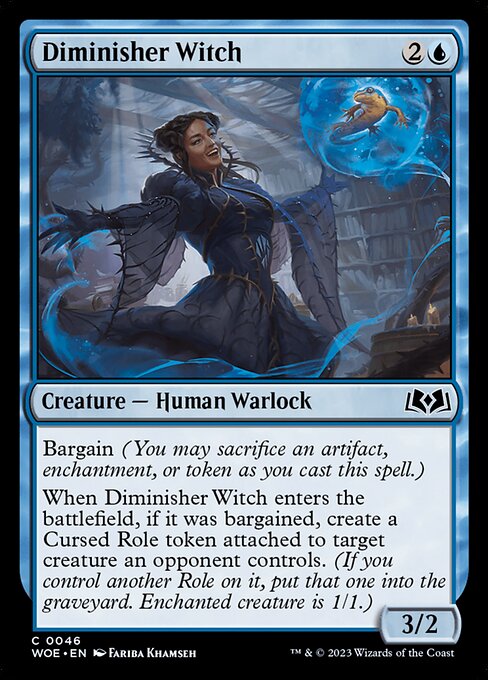 Diminisher Witch (Wilds of Eldraine)