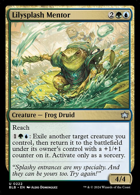 Lilysplash Mentor (Bloomburrow)
