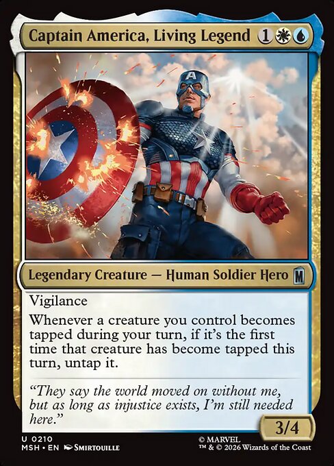 Captain America, Living Legend (Marvel Super Heroes)