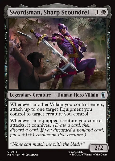 Swordsman, Sharp Scoundrel (Marvel Super Heroes)