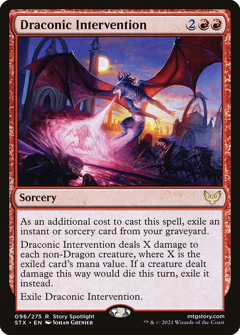 Draconic Intervention (Strixhaven: School of Mages)