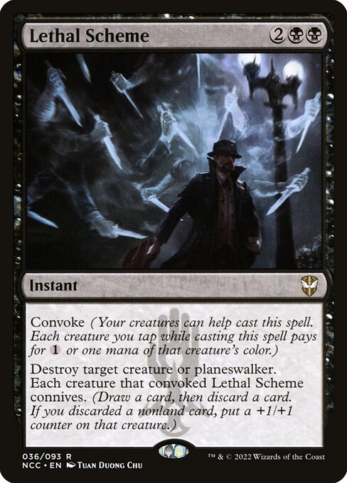 Lethal Scheme (New Capenna Commander)