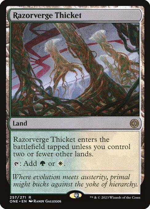 Razorverge Thicket (Phyrexia: All Will Be One)