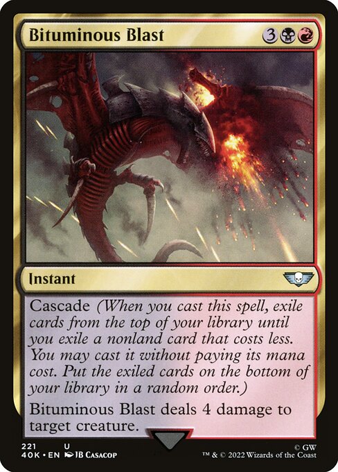 Bituminous Blast (Warhammer 40,000 Commander)