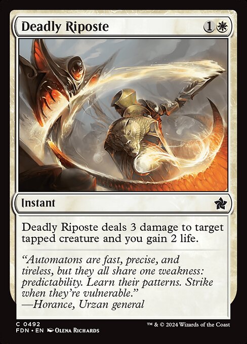 Deadly Riposte (Foundations)