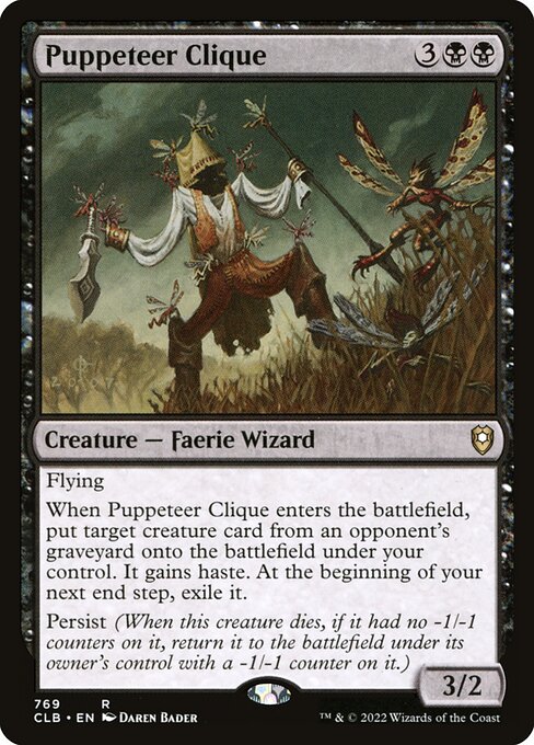 Puppeteer Clique (Commander Legends: Battle for Baldur's Gate)
