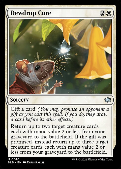 Dewdrop Cure (Bloomburrow)