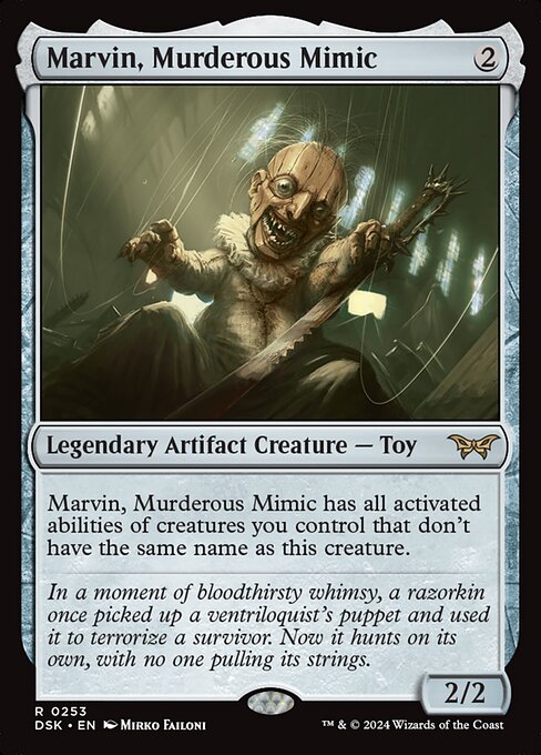 Marvin, Murderous Mimic (Duskmourn: House of Horror)