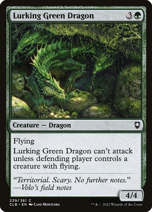 Lurking Green Dragon (Commander Legends: Battle for Baldur's Gate)