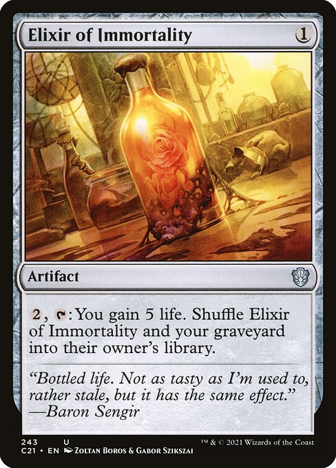 Elixir of Immortality (Commander 2021)