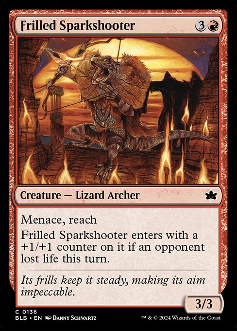 Frilled Sparkshooter (Bloomburrow)