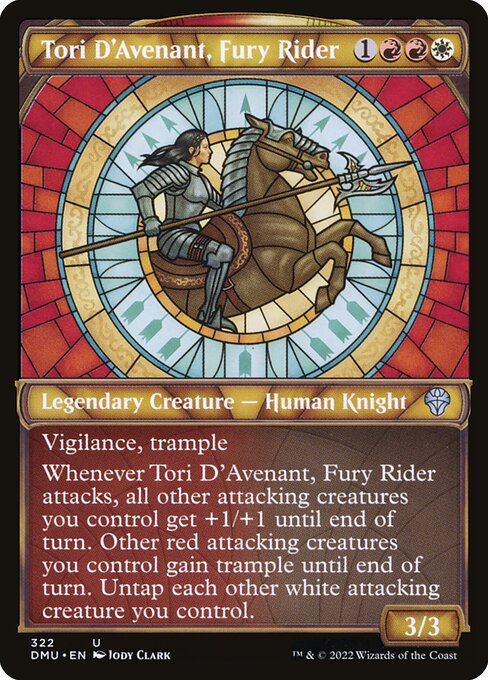 Tori D'Avenant, Fury Rider (Dominaria United)