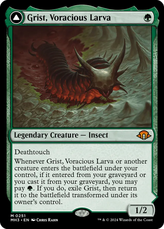 Grist, Voracious Larva // Grist, the Plague Swarm (Modern Horizons 3)