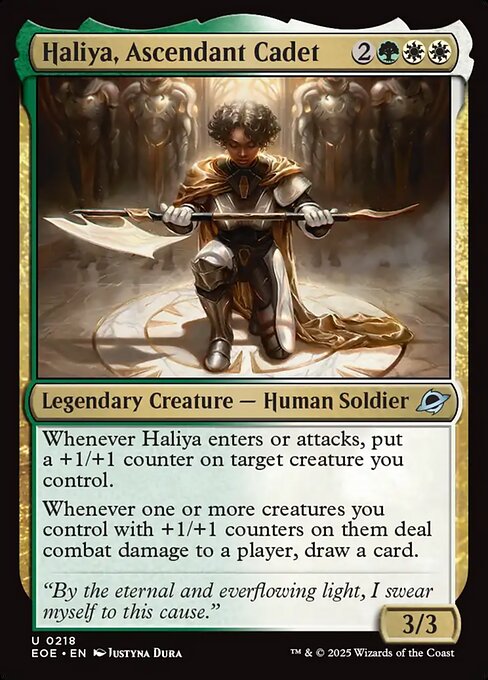 Haliya, Ascendant Cadet (Edge of Eternities)