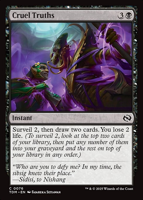 Cruel Truths (Tarkir: Dragonstorm)