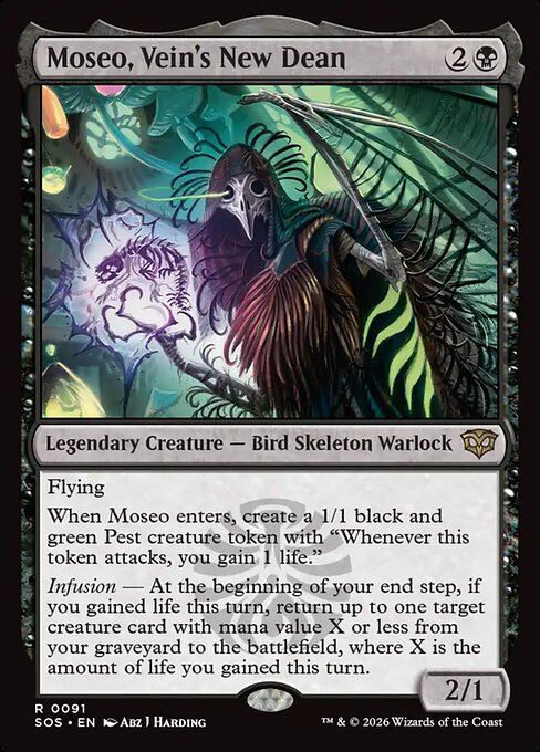 Moseo, Vein's New Dean (Secrets of Strixhaven)