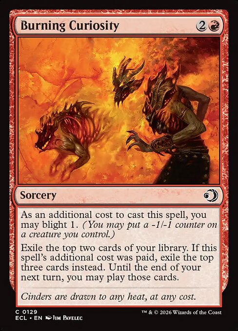 Burning Curiosity (Lorwyn Eclipsed)
