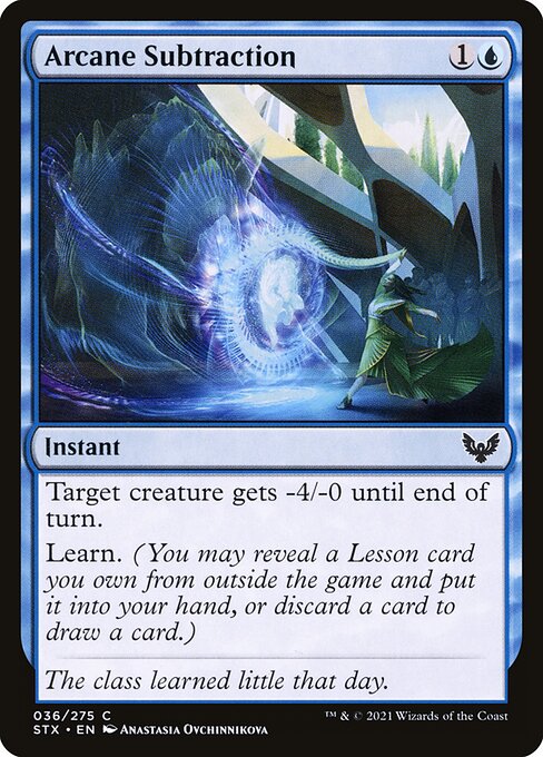 Arcane Subtraction (Strixhaven: School of Mages)