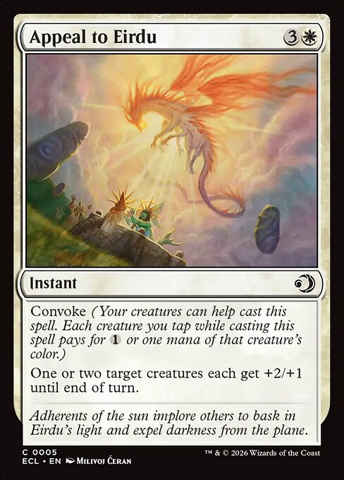Appeal to Eirdu (Lorwyn Eclipsed)