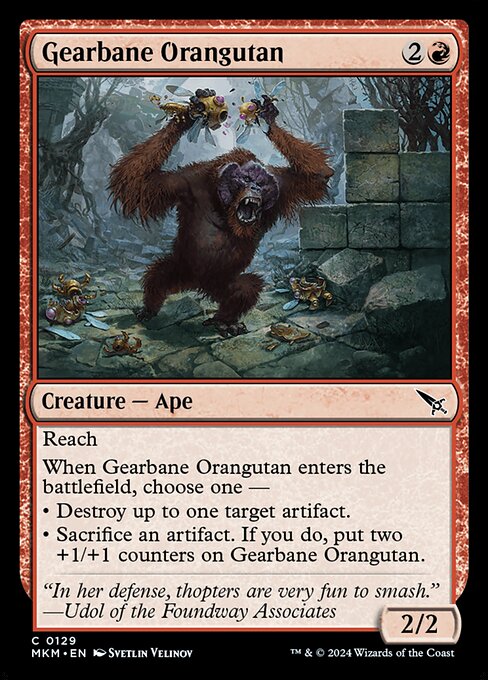 Gearbane Orangutan (Murders at Karlov Manor)