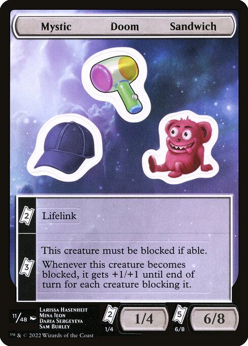 Mystic Doom Sandwich (Unfinity Sticker Sheets)