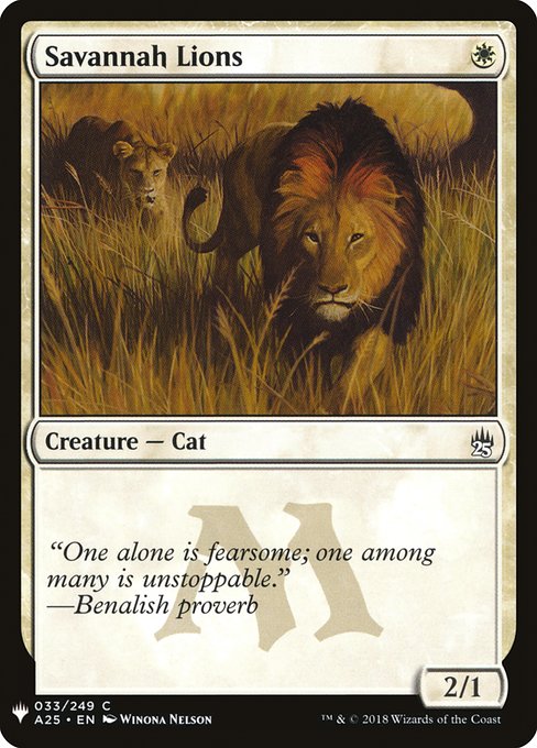 Savannah Lions (The List)