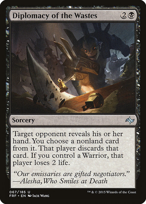Diplomacy of the Wastes (Fate Reforged)