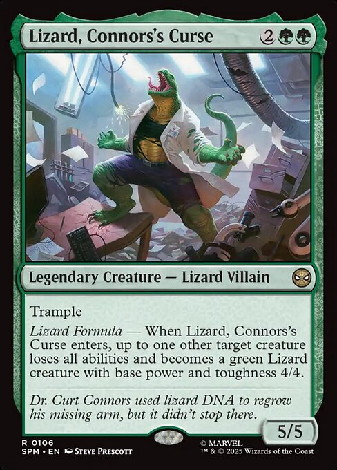 Lizard, Connors's Curse (Marvel's Spider-Man)