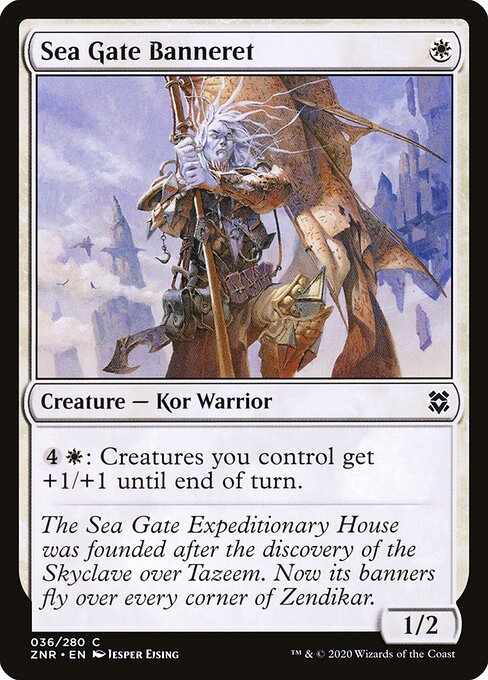 Sea Gate Banneret (Zendikar Rising)