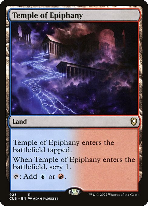 Temple of Epiphany (Commander Legends: Battle for Baldur's Gate)