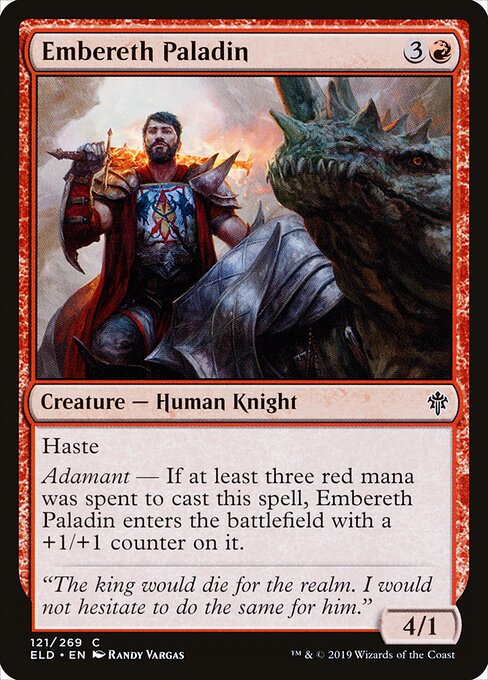 Embereth Paladin (Throne of Eldraine)