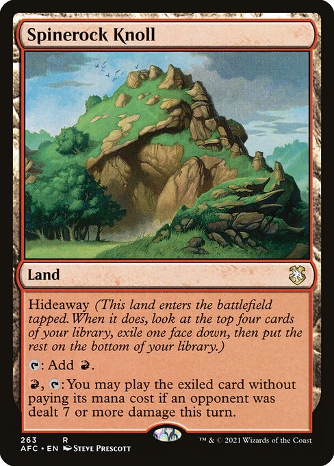 Spinerock Knoll (Forgotten Realms Commander)