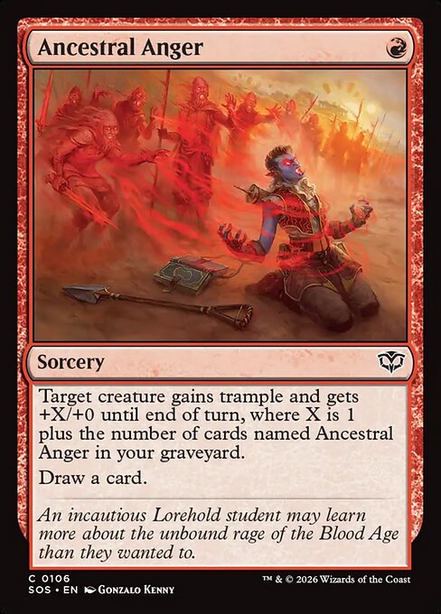Ancestral Anger (Secrets of Strixhaven)