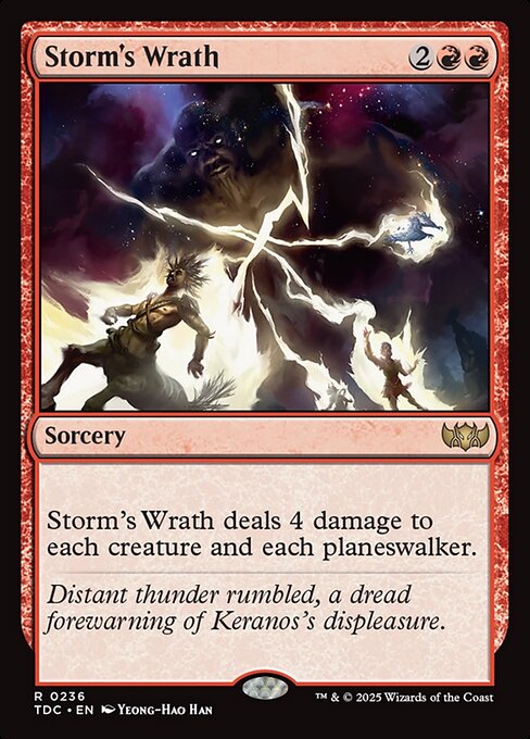 Storm's Wrath (Tarkir: Dragonstorm Commander)