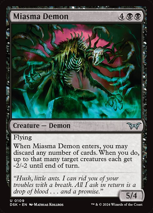 Miasma Demon (Duskmourn: House of Horror)