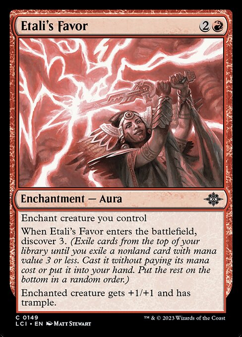 Etali's Favor (The Lost Caverns of Ixalan)