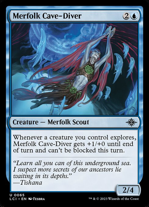 Merfolk Cave-Diver (The Lost Caverns of Ixalan)