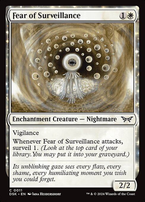 Fear of Surveillance (Duskmourn: House of Horror)