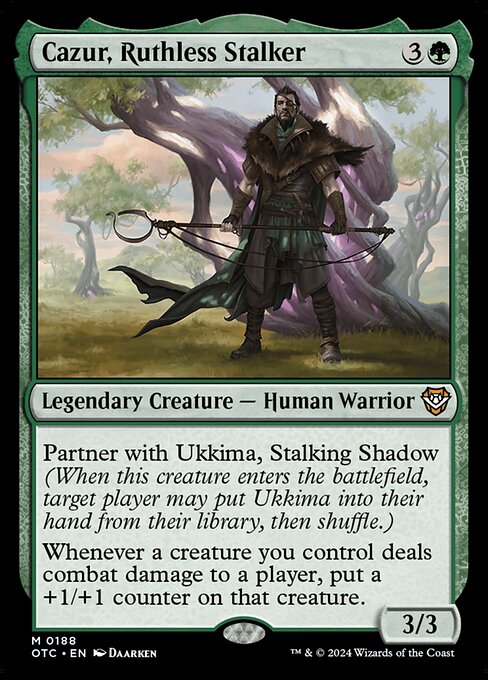 Cazur, Ruthless Stalker (Outlaws of Thunder Junction Commander)