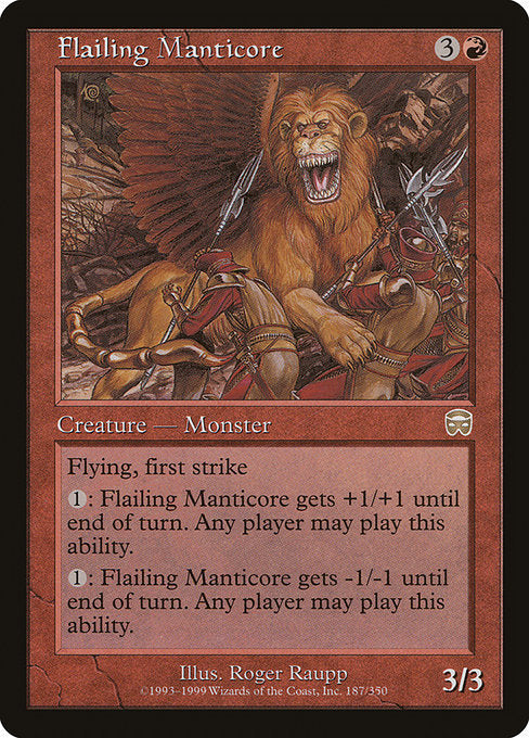 Flailing Manticore (Mercadian Masques)