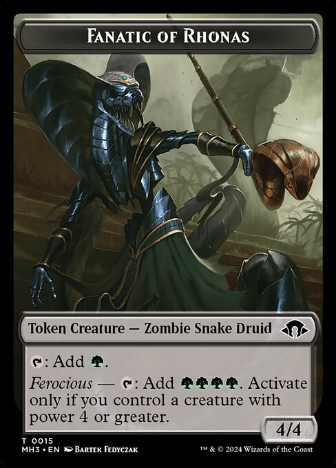 Fanatic of Rhonas (Modern Horizons 3 Tokens)