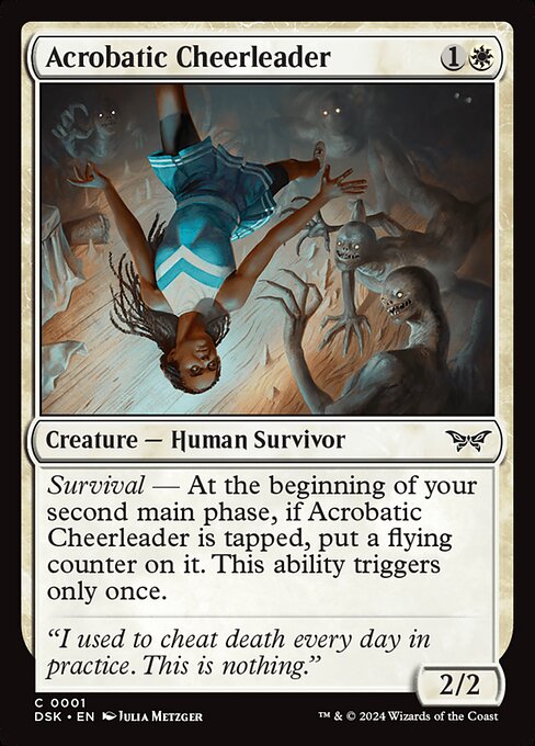 Acrobatic Cheerleader (Duskmourn: House of Horror)