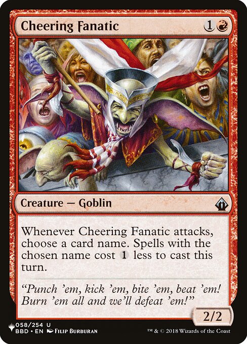 Cheering Fanatic (The List)