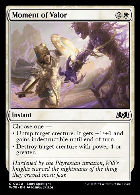 Moment of Valor (Wilds of Eldraine)